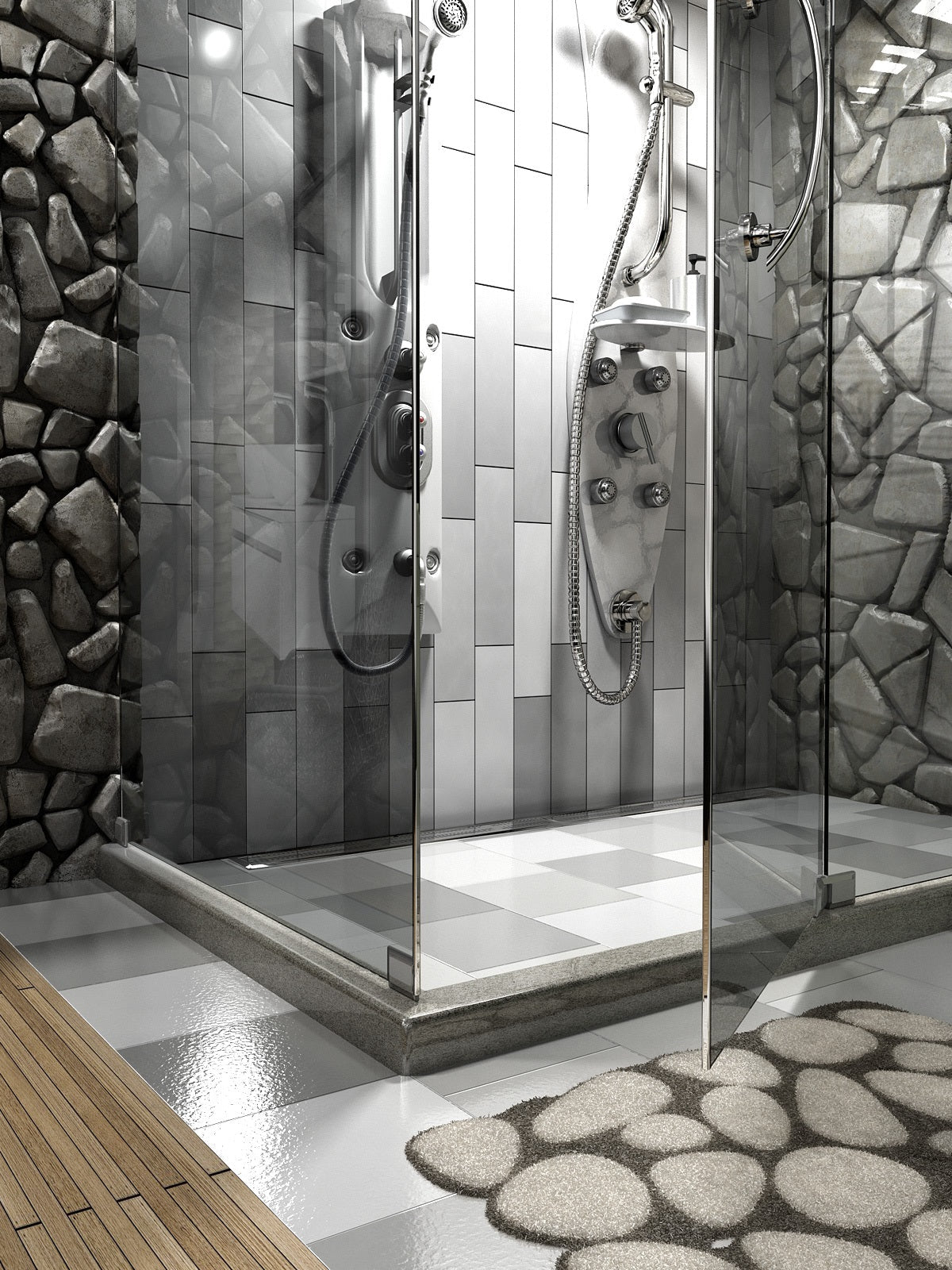 Душ корита и прагове: кога праг за душ кабина е решение и кога е пречка – душ кабина с праг, душ паравани и плочки за баня