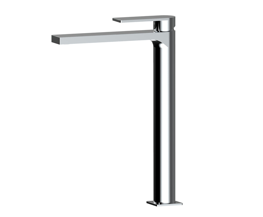 Смесител за мивка Alpha XL 265 - Aquagrif висок хромиран смесител без изпразнител за онлайн магазин KERANOVA