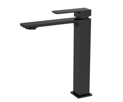 Смесител за мивка Bold Matt Black XL - Aquagrif висок черен мат смесител без изпразнител за онлайн магазин KERANOVA