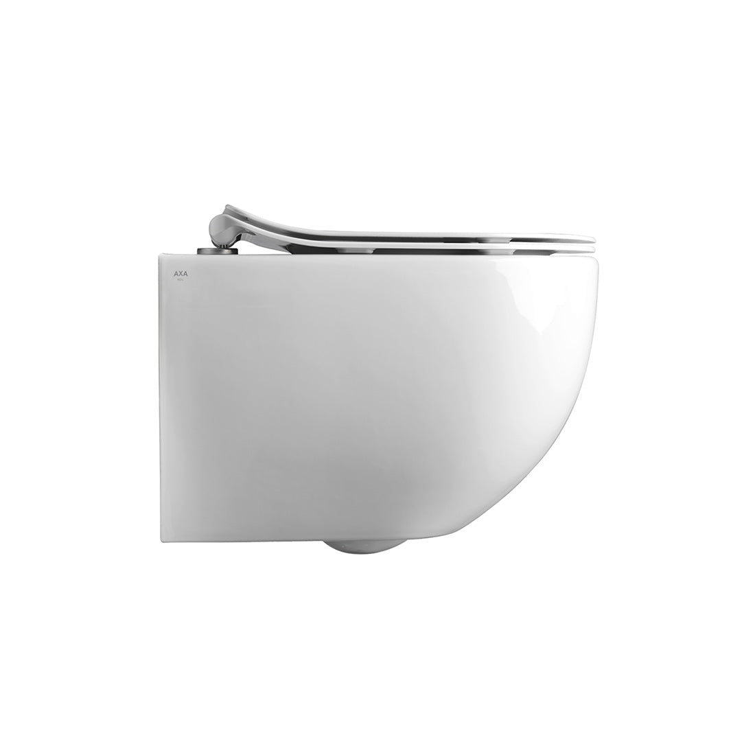 Rimless конзолна тоалетна Glomp - AXA Italy, безрингова вградена тоалетна с антибактериален капак и плавно затваряне - KERANOVA