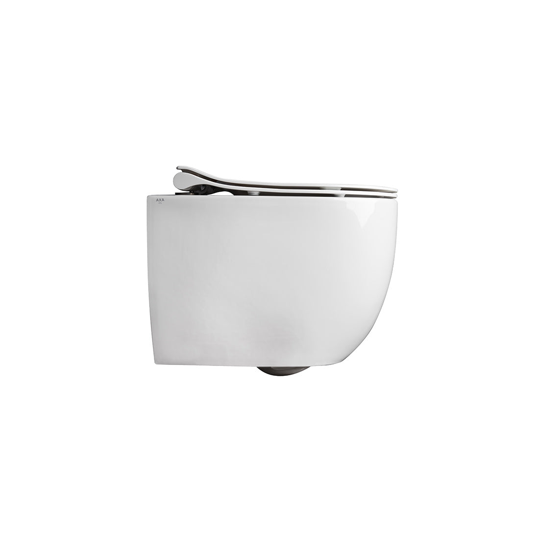 Rimless тоалетна Mini Glomp - 46 см дълбочина, безрингова вградена тоалетна с антибактериален ултратънък капак – KERANOVA онлайн магазин