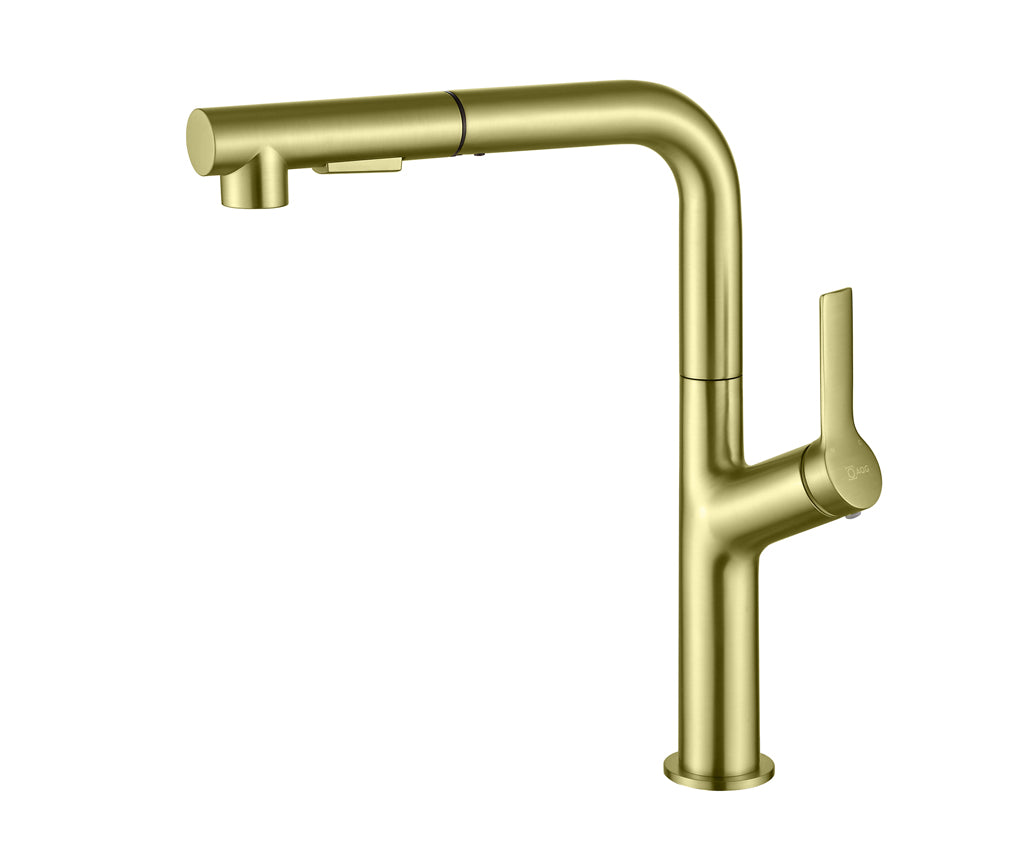 Кухненски смесител Kyra Pro Brushed Gold - Aquagrif