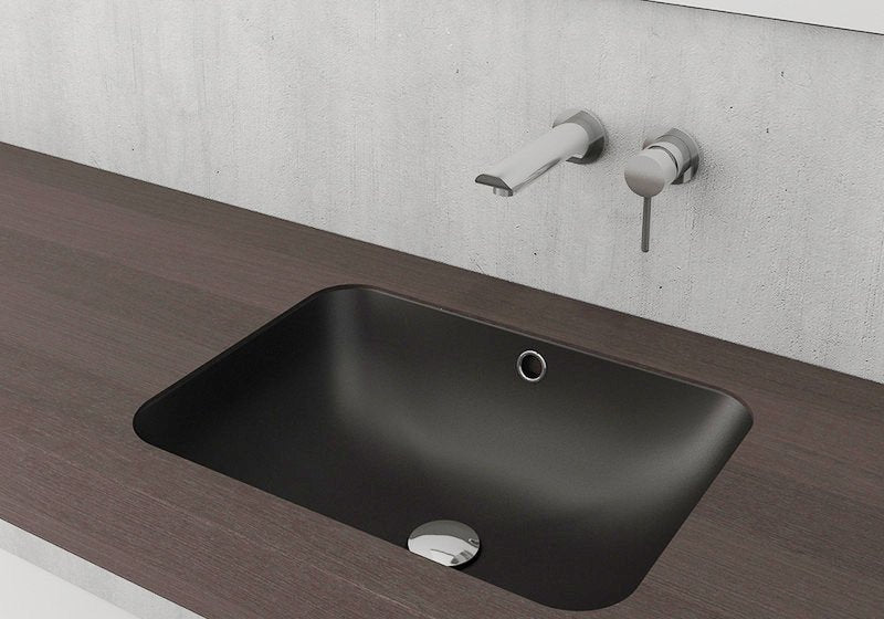 Мивка за под плот Taormina Pro 55 см. - черен мат вграден умивалник, 55x41x15 см, онлайн магазин за обзавеждане за бани KERANOVA