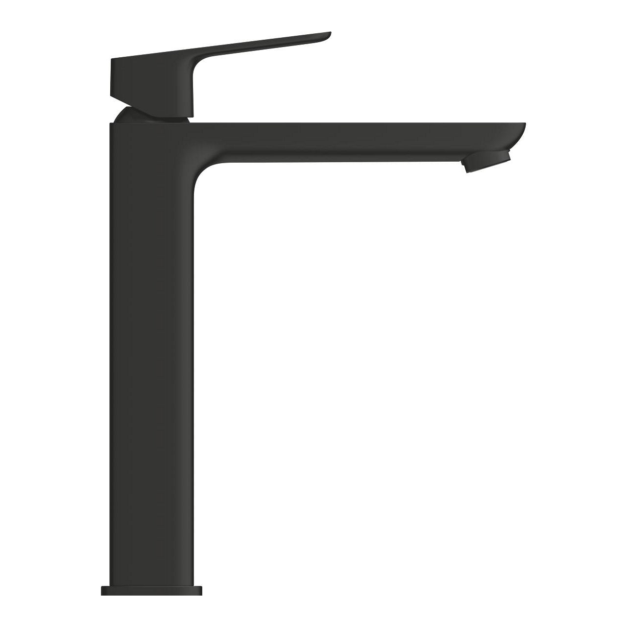 Смесител за мивка Grohe Cubeo Matt Black XL-size, висок едноръкохватков за стояща мивка, матово черно, KERANOVA онлайн магазин