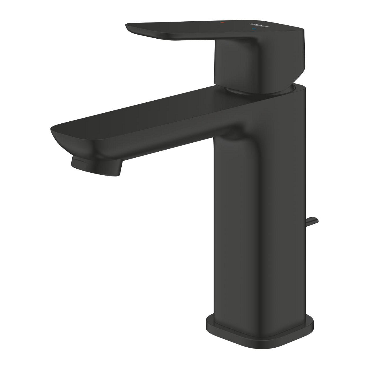 Смесител за мивка Grohe Cubeo Matt Black M-size - черен мат едноръкохватков смесител за умивалник, KERANOVA онлайн магазин