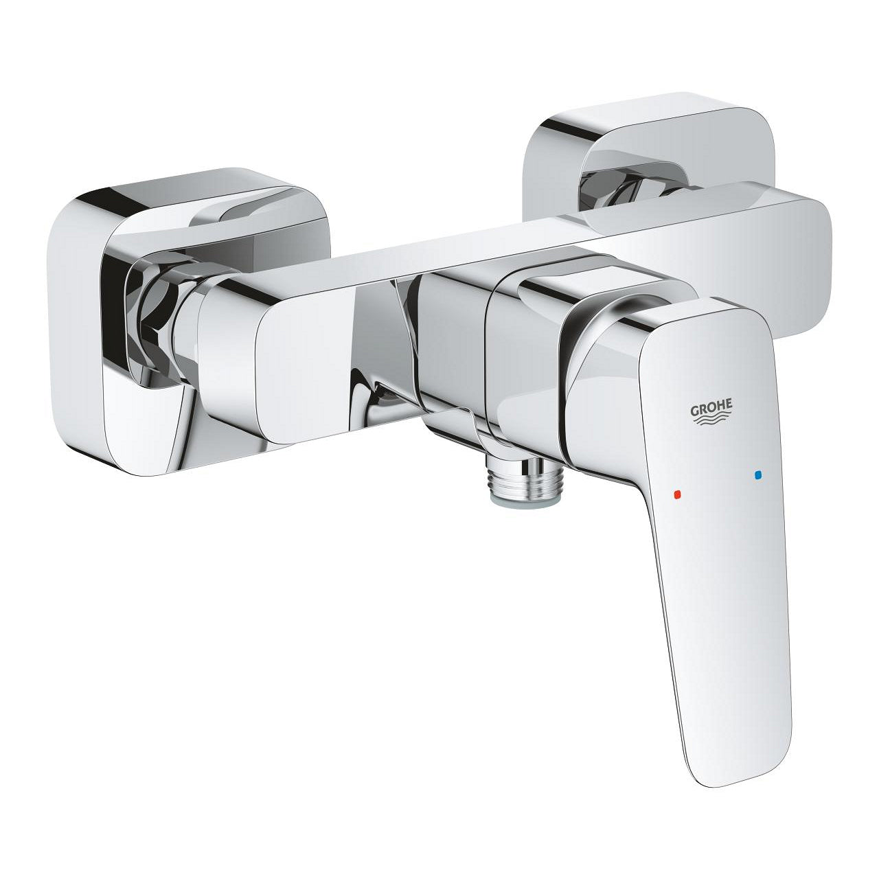 Стенен смесител за душ Grohe Cubeo хром, едноръкохватков, стенен монтаж - онлайн магазин KERANOVA