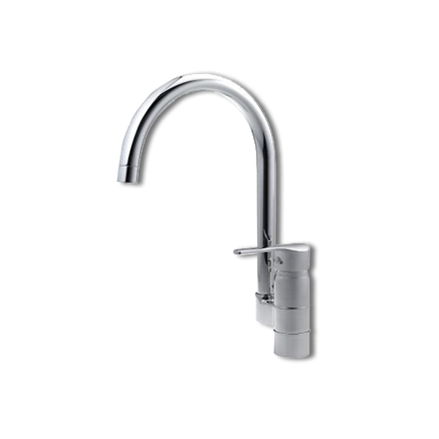 Смесител за кухненска мивка - серия VERA хромиран, чучур 200 мм, височина 224 мм, онлайн магазин KERANOVA