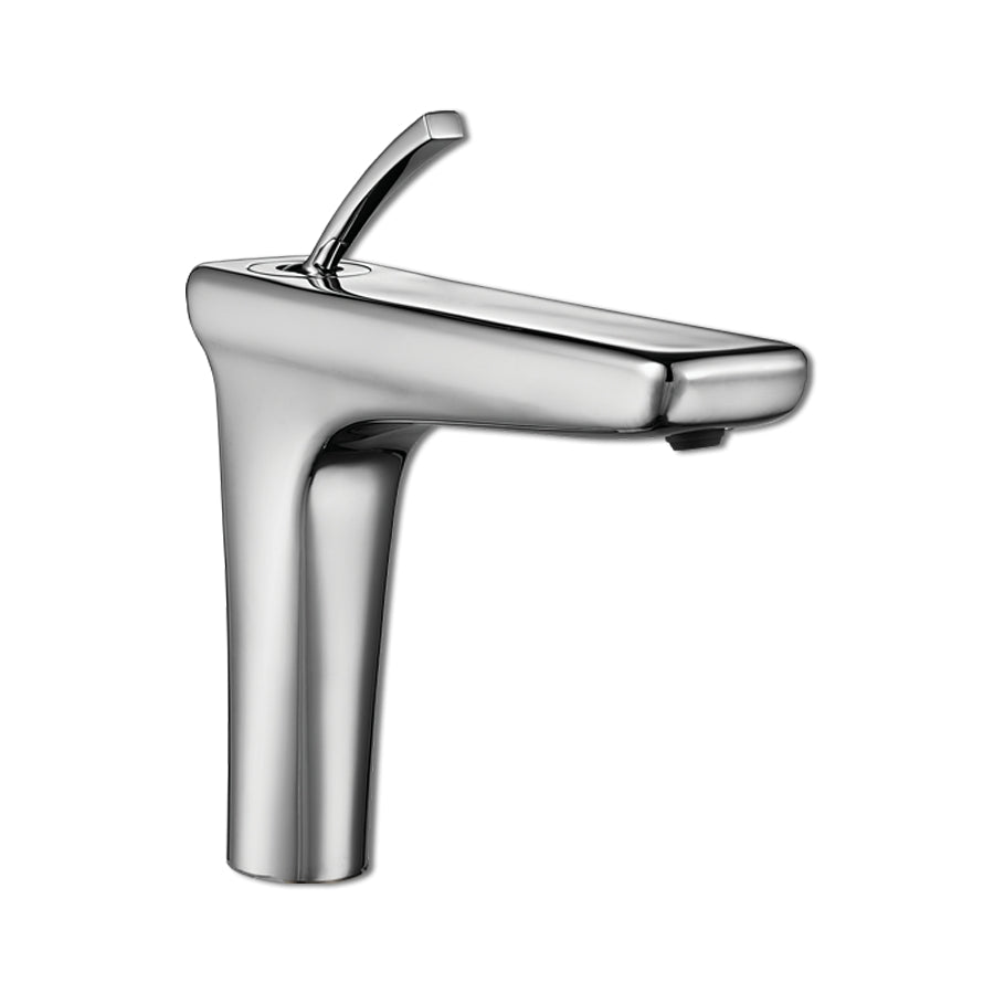 Смесител за умивалник - серия NOVITA XL хром, дизайнерски смесител за мивка 106 мм чучур, онлайн магазин KERANOVA