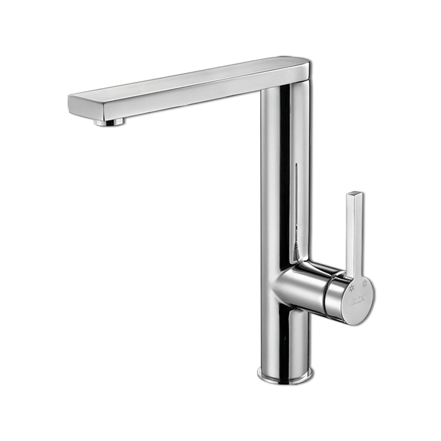 Смесител за кухненска мивка - серия MINA, хромиран кухненски смесител 197мм чучур, онлайн магазин KERANOVA