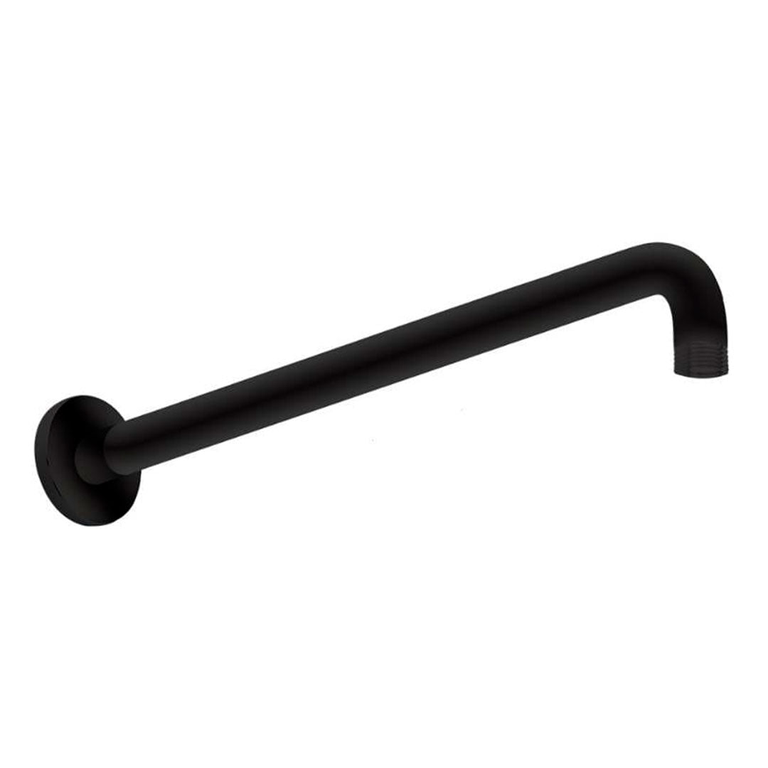 Alt Tag: Вграден сет Dalia Lux Black с чучур - черен мат стенен чучур 32 cm, матово черно за вграждане - KERANOVA онлайн магазин
