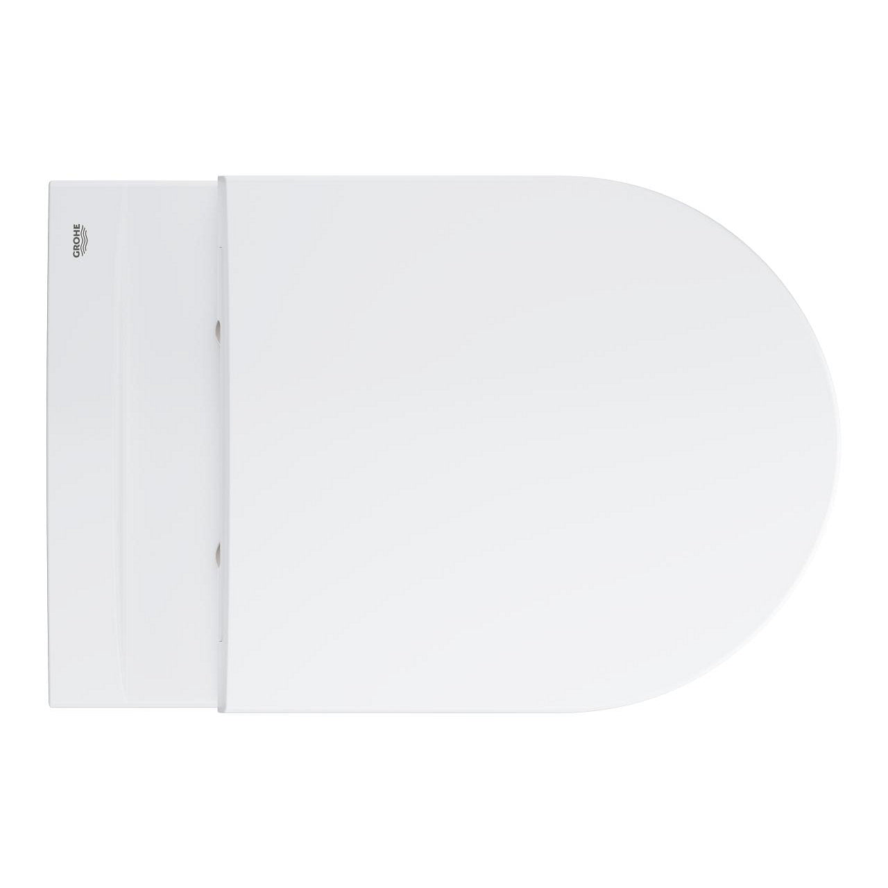 Rimless конзолна тоалетна Grohe Bau Ceramic бял седалка и капак с Quick Release за онлайн магазин KERANOVA