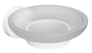 104108044 сапунерка White – бяла стенна сапунерка за баня от онлайн магазин KERANOVA