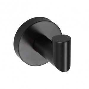 104206020 закачалка черна матова стенна закачалка за кърпи и дрехи от KERANOVA онлайн магазин за обзавеждане за бани