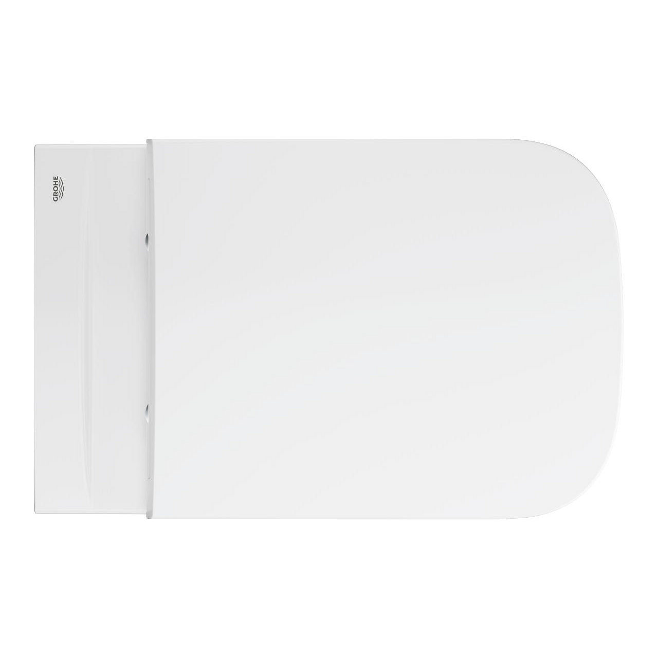 Rimless конзолна тоалетна Grohe BauEdge Ceramic бял WC седалка с капак SoftClose за онлайн магазин KERANOVA