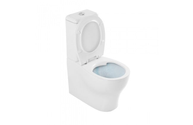 Rimless моноблок Sanproject Rimflush Sandindusa тоалетна чиния със скрит монтаж, долно водоподаване и ултратънка седалка - KERANOVA онлайн магазин