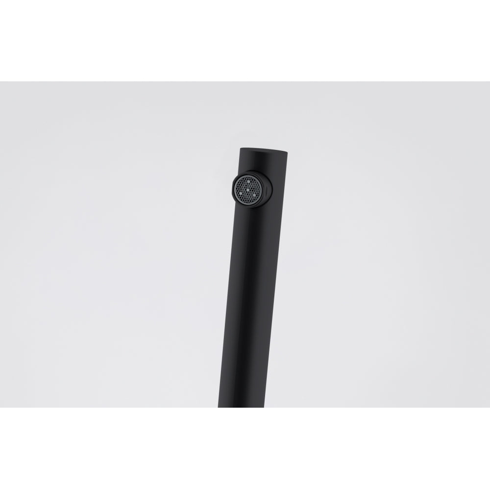 Lina L Swivel Matte black - Franke kitchen mixer spout with a sleek matte black finish.