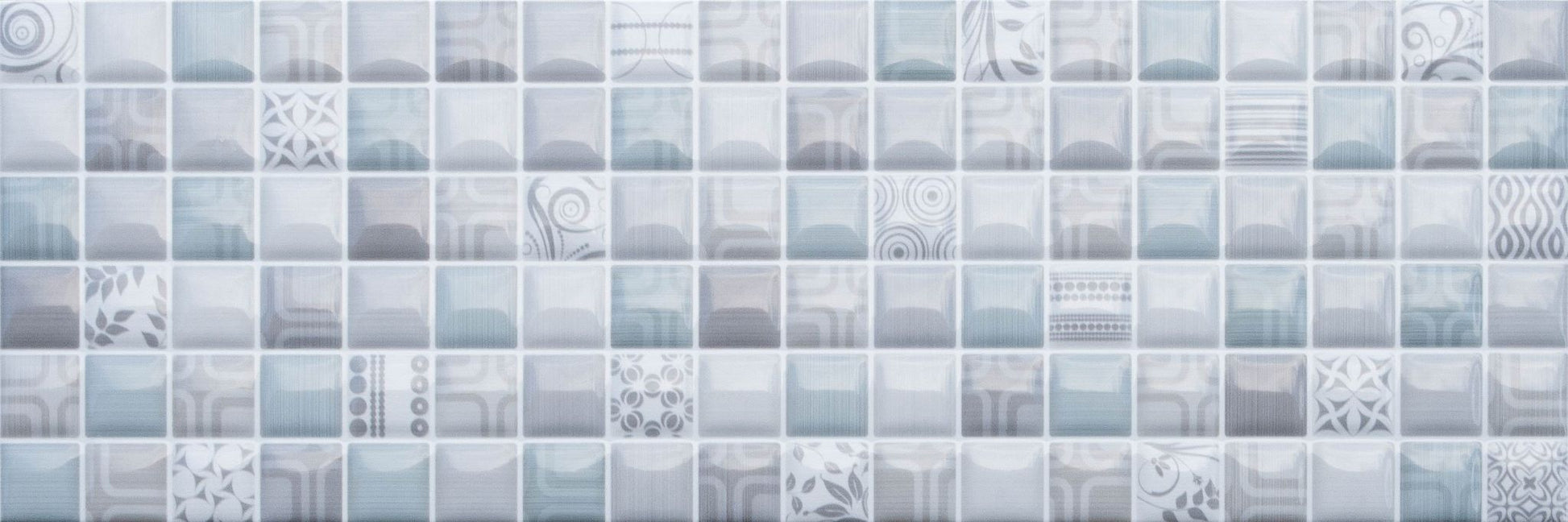 M. Gala Grey 20x60 плочка мозайка в светлосиви тонове за баня от онлайн магазин за обзавеждане KERANOVA