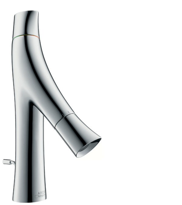 Смесител за мивка Axor Starck Organic - хром, две ръкохватки, въртящ се аератор, поп-up сифон, KERANOVA