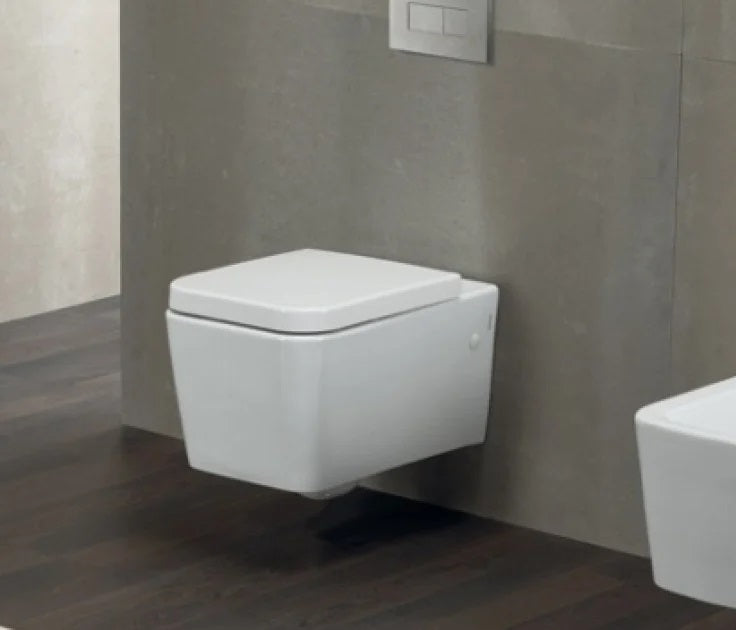 Конзолна тоалетна Advance Soft Close Sandindusa окачена тоалетна с изчистен дизайн и седалка със забавено падане - KERANOVA онлайн магазин