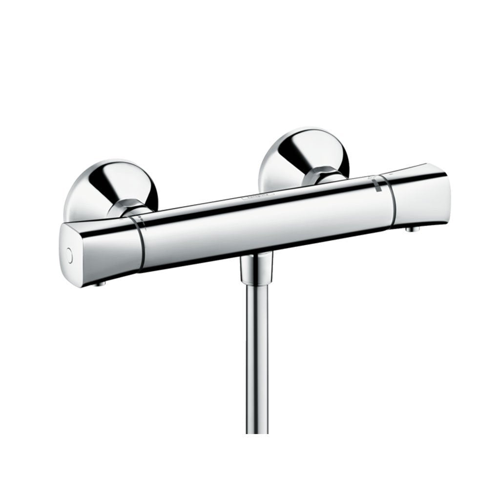 Hansgrohe Ecostat термостатен смесител за душ - хром, водоспестяващ, за стенен монтаж | KERANOVA