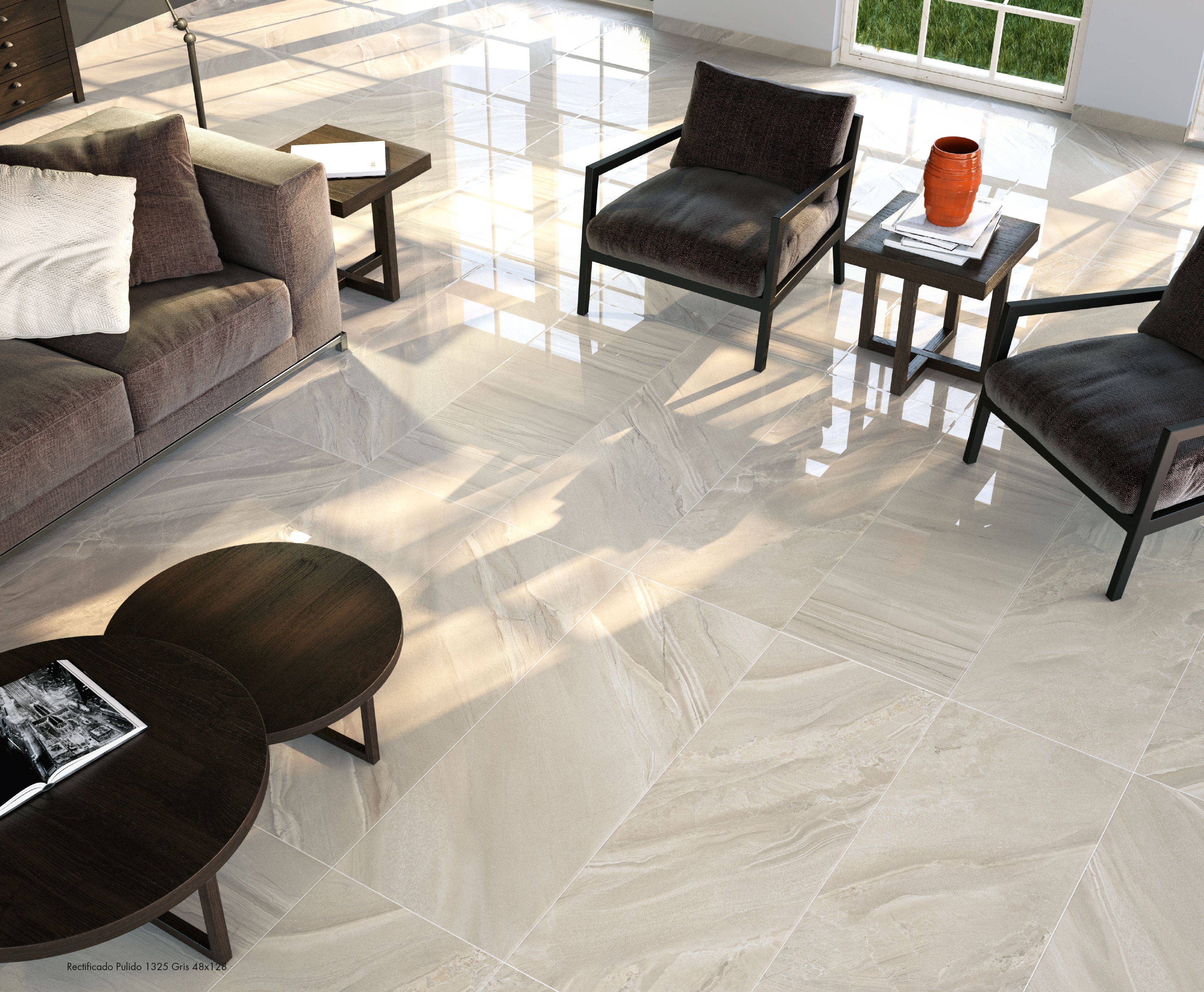 Серия 1325 48x128 - Porcelanite Dos полирана гранитогрес за бани и интериори - онлайн магазин KERANOVA