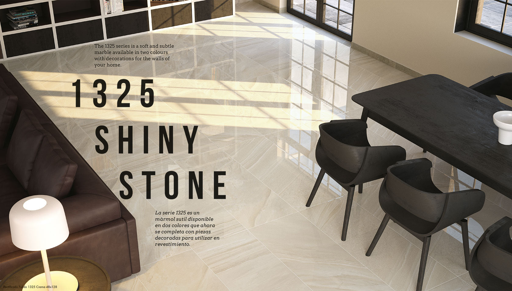 Серия 1325 48x128 - Porcelanite Dos полирана гранитогрес за бани и интериор, испанска серия – онлайн магазин за обзавеждане за бани KERANOVA