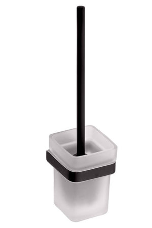 135013010 четка за тоалетна Nero - стилна черна четка с бяла кутийка за баня, онлайн магазин KERANOVA