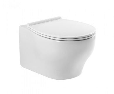 Rimless конзолна тоалетна Sanproject Rimflush Sandindusa с ултратънка седалка и капак със забавено падане – онлайн магазин KERANOVA