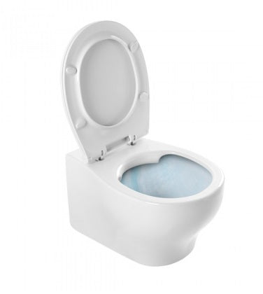 Rimless конзолна тоалетна Sanproject Rimflush Sandindusa - римлес конзолна тоалетна с ултратънка седалка, онлайн магазин KERANOVA