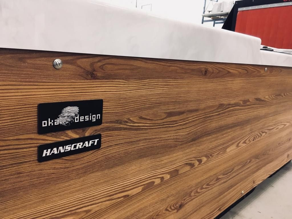 Almandine 220x220 см. - панели в 5 цвята. Дървоподобна външна панела на джакузи в онлайн магазин за обзавеждане за бани KERANOVA