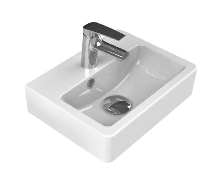 Мивка за плот Mini 37х28 см. бяла керамична мивка за плот Mini Turkuaz Seramik 37,5х28х10 см. онлайн магазин за обзавеждане KERANOVA