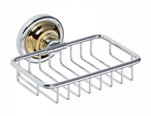 144208168 сапунерка тип кошница за баня хром-латунно монтиране KERANOVA онлайн магазин