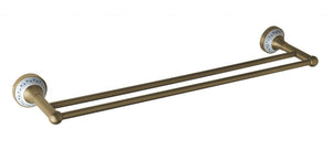 144704057 кърподържач 60 см. Kera двуреден бронзов държач за кърпи от онлайн магазин за обзавеждане за бани KERANOVA