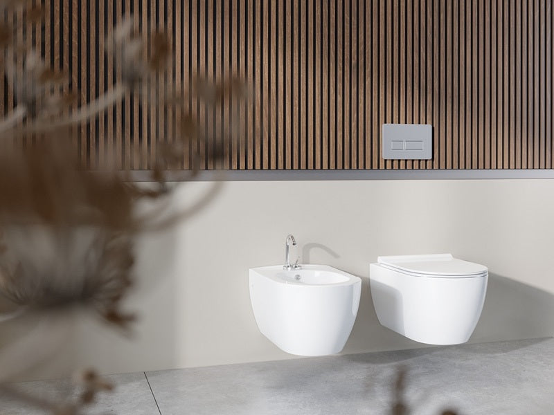 Биде за стенен монтаж City Turkuaz - бяло стенено биде без смесител, онлайн магазин за обзавеждане за бани KERANOVA