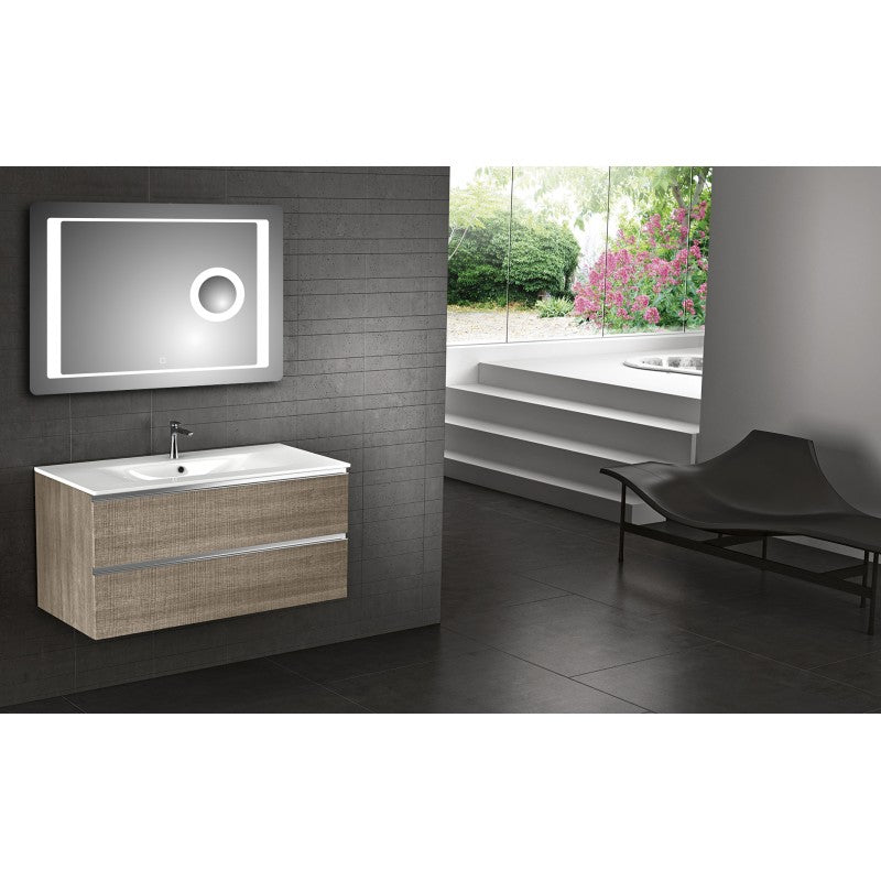 Огледало с осветление 1596 80х60 см. в баня с LED осветление, touch, козметично огледало - онлайн магазин за обзавеждане KERANOVA