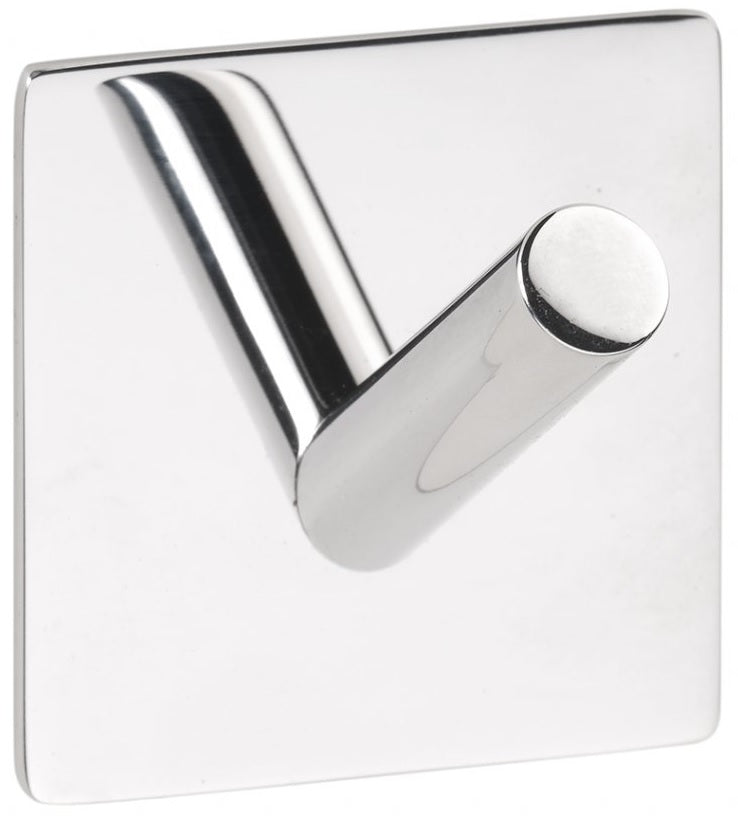 Аксесоари за баня с 3М лепенка Easy Chrome - Bemeta единична хромирана закачалка за хавлия от KERANOVA