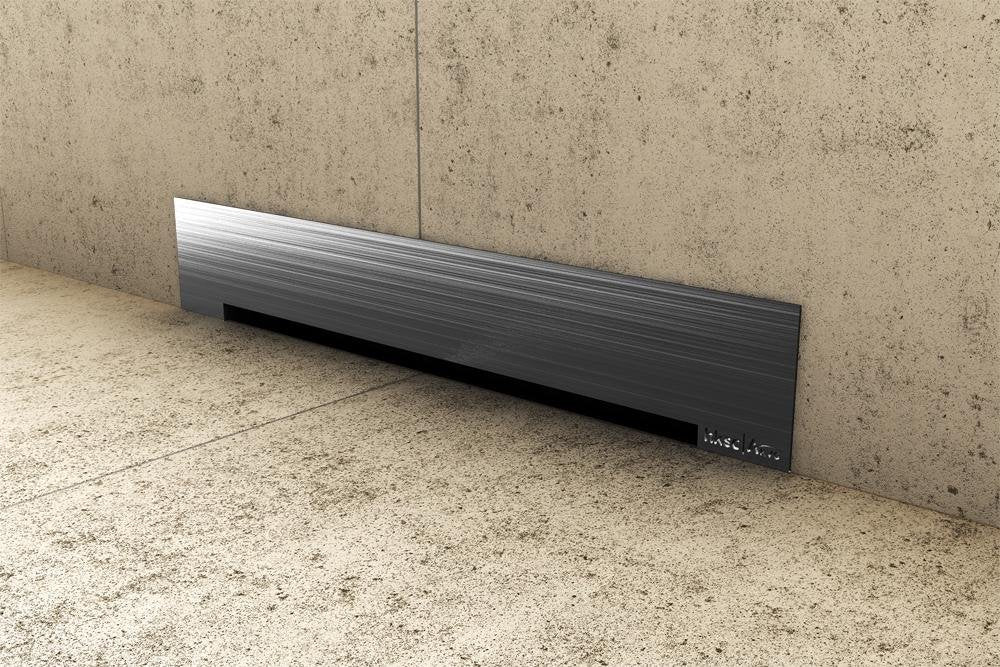 Стенен сифон за баня 30, 40 и 60 см. от неръждаема стомана, вграден в изолационна кутия за онлайн магазин KERANOVA