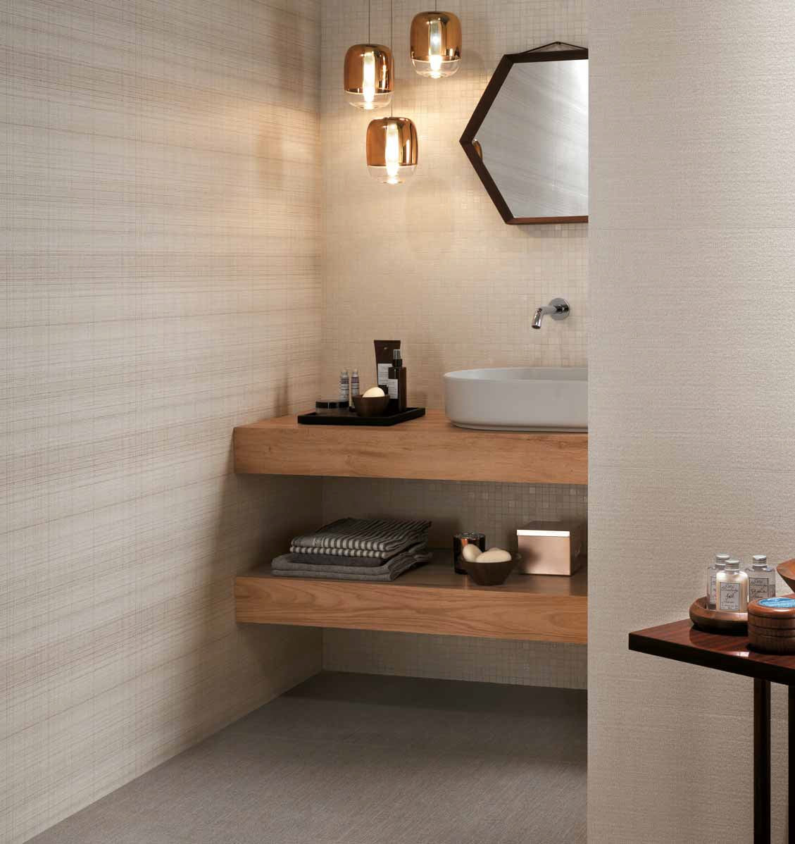 Баня Room 40x80 - Atlas Concorde: луксозни италиански платнообразни стенни плочки, минимални фуги, онлайн магазин за обзавеждане за бани KERANOVA