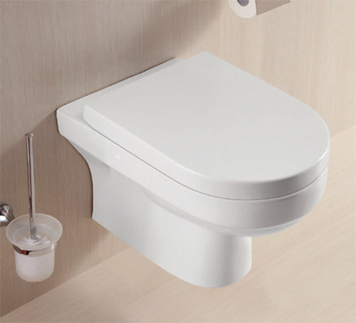 Конзолна тоалетна STR 2040 бяла, от Гърция – онлайн магазин за обзавеждане за бани KERANOVA, порцелан с 10 г. гаранция