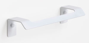 2303-MW Ринг за кърпа от KERANOVA - бял метален ринг за кърпи за баня, модерен дизайн, онлайн магазин за обзавеждане за бани