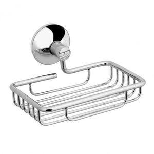 2303 сапунерка мрежа - хромирана сапунерка за баня от KERANOVA, монтаж на стена, стилна мрежеста поставка