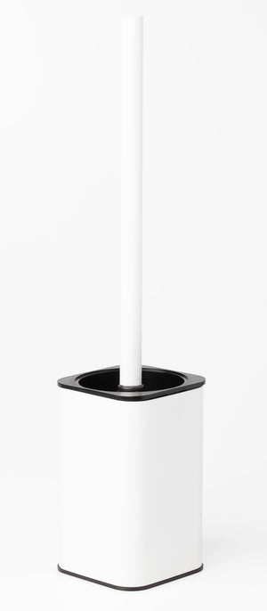 2314-MW Стояща четка за тоалетна чиния - бял модерен дизайн за баня, онлайн магазин за обзавеждане за бани KERANOVA