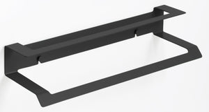 2323-MB Двоен хавлийник 37 см. - черен матов двоен за кърпи, онлайн магазин за обзавеждане за бани KERANOVA