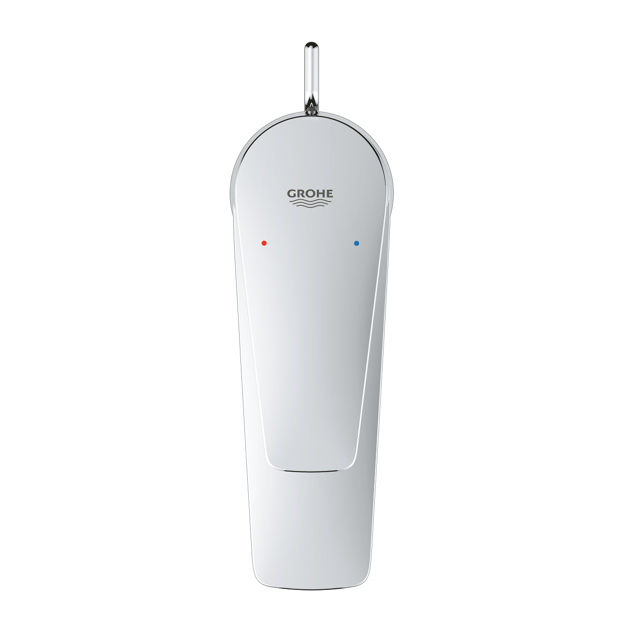 Смесител за мивка BauEdge S-size Grohe хром, едноръкохватков, GROHE StarLight, EcoJoy, за онлайн магазин KERANOVA