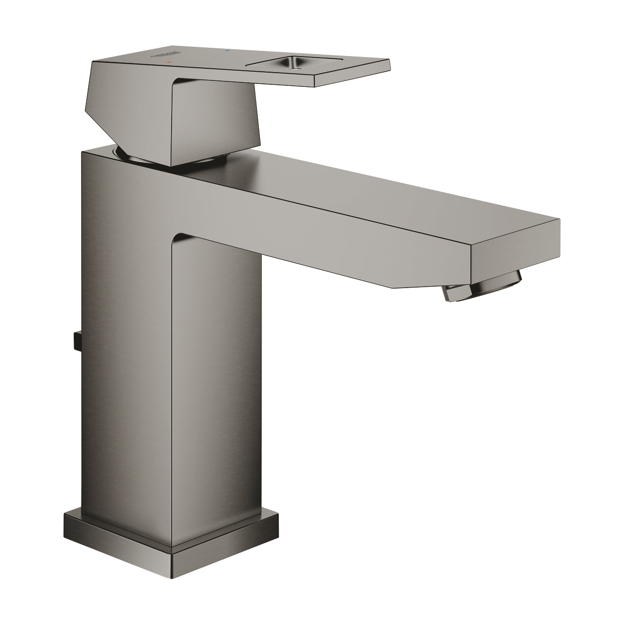 Смесител за мивка Grohe Eurocube M-size - brushed hard graphite, едноръкохватков, M-размер за онлайн магазин KERANOVA