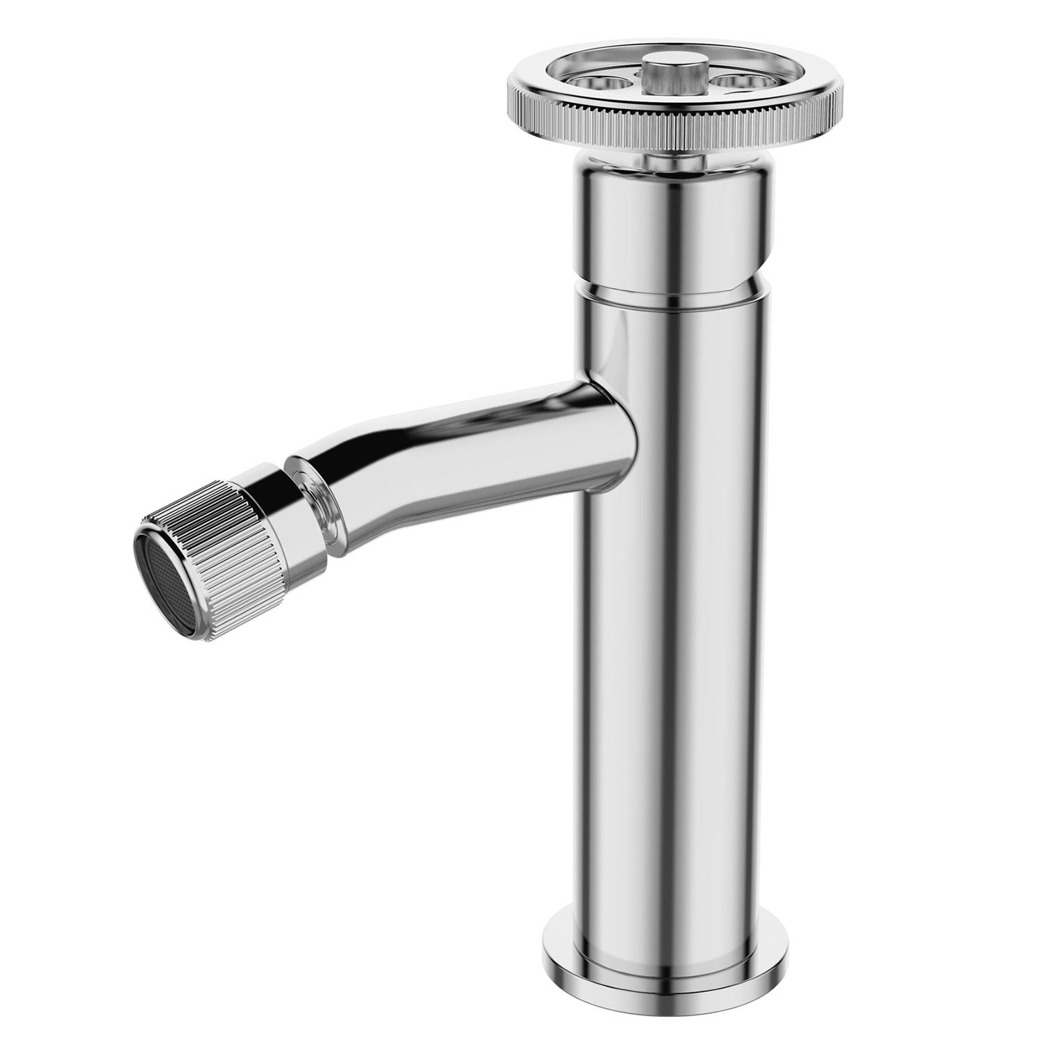 Alt Tag: Смесител за биде Inna Cromo стоящ хромиран 35 мм керамичен механизъм, без изпразнител, KERANOVA онлайн магазин