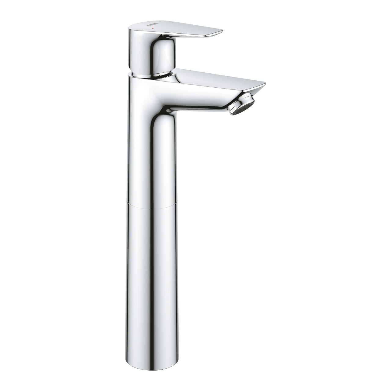 Смесител за мивка Grohe BauEdge XL-size хром, високо тяло за еднодупков монтаж, GROHE StarLight, EcoJoy 5.7 l/min - KERANOVA