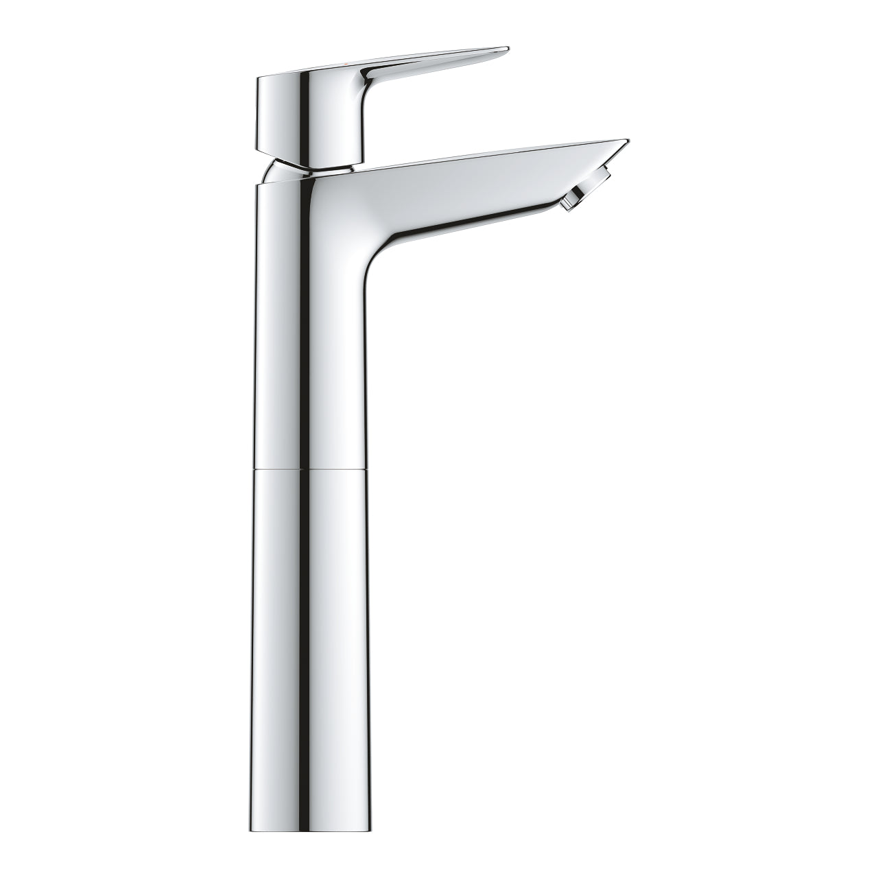 Alt Tag: Смесител за мивка Grohe BauEdge XL-size - хромиран едноръкохватков смесител XL за стоящи мивки, GROHE StarLight, EcoJoy, без изпразнител - KERANOVA