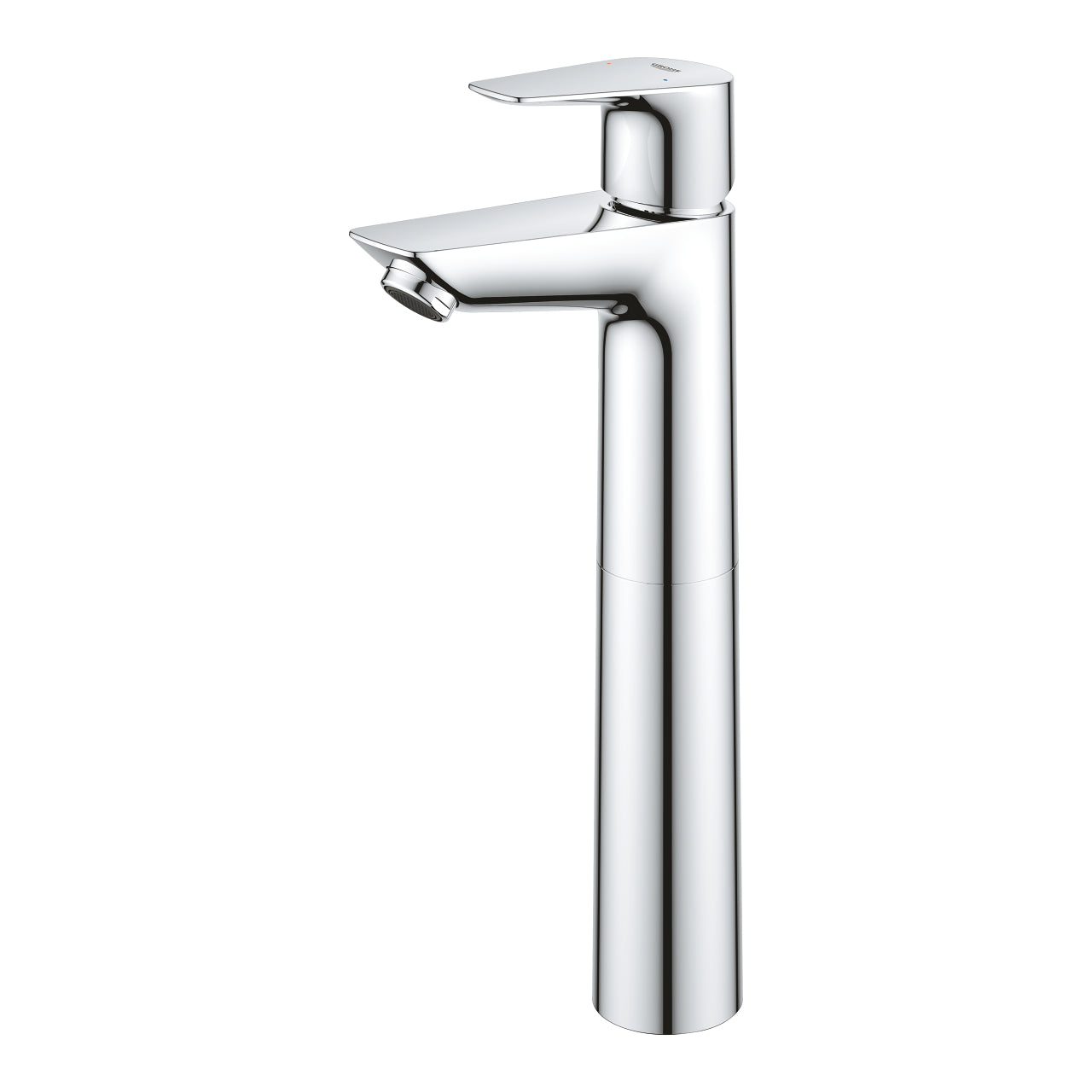 Alt Tag: Смесител за мивка Grohe BauEdge XL-size висок хромиран, едноръкохватков за стоящи мивки – KERANOVA онлайн магазин
