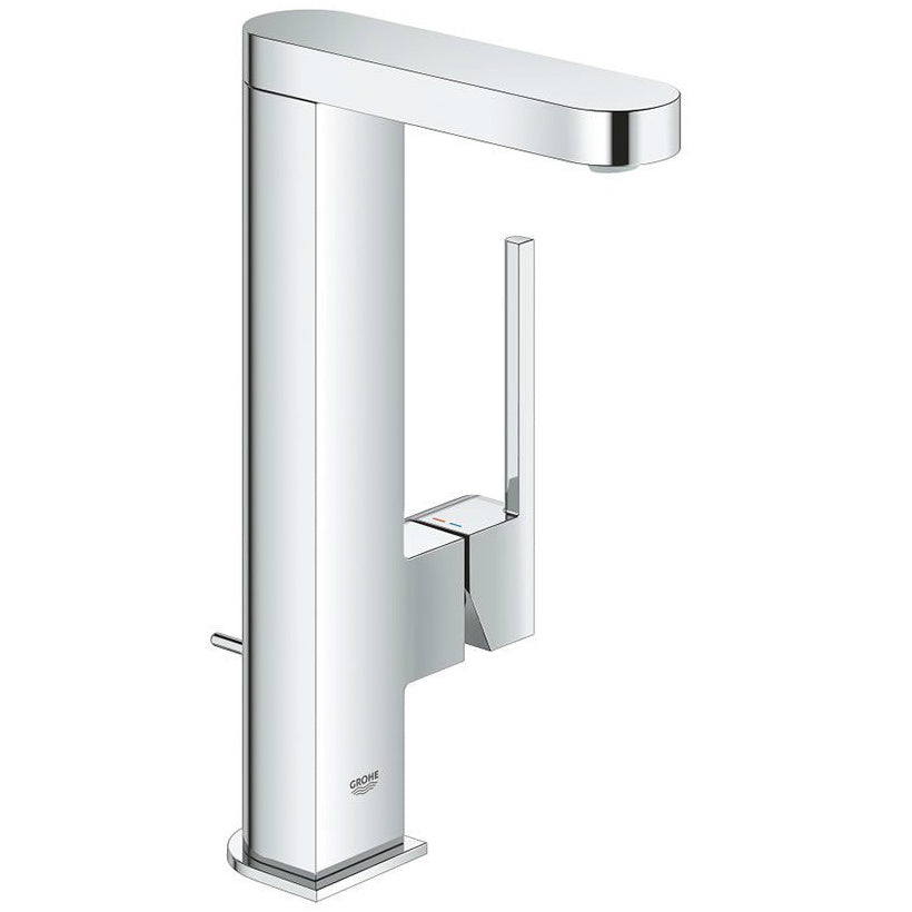 Смесител за мивка Grohe Plus L-size - изтеглящ, хром, L-размер, издърпващ чучур, EcoJoy 5.7 л/мин, KERANOVA